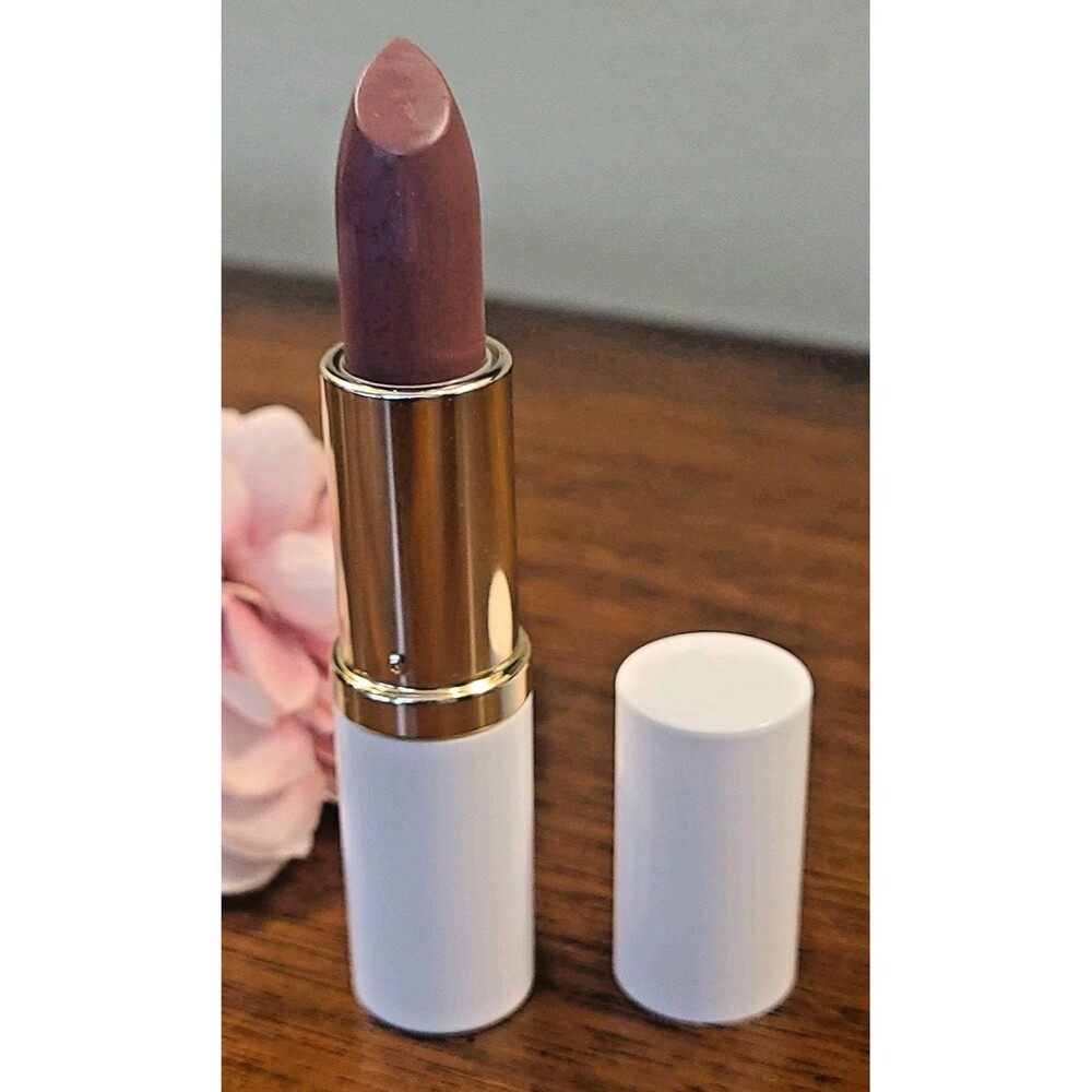 Estee Lauder 17 ROSE TEA CREME Pure Color Long Lasting Lipstick GWP WHITE TUBE